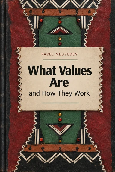 Cover of What Values Are and How They Work by Pavel Medvedev
